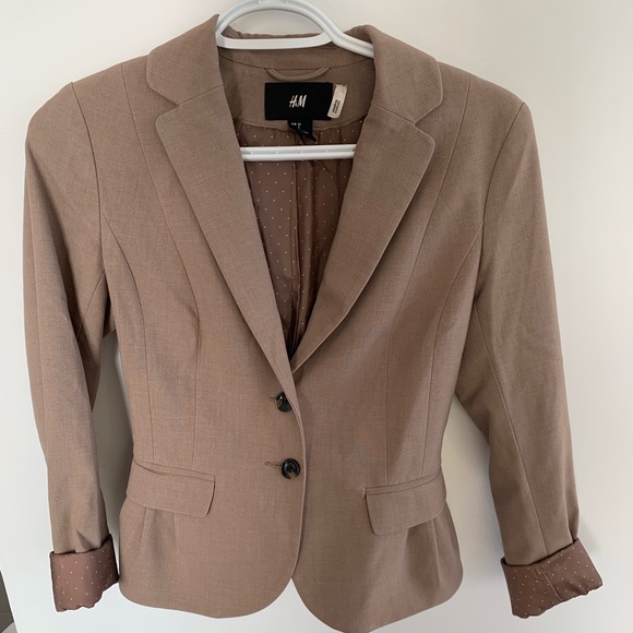 H&M Blazer with polka dot lining - Picture 2 of 8